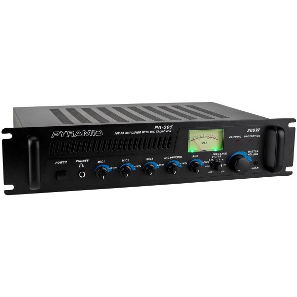Pyramid PA Paging Amplifier 100W Rackmount